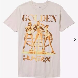 Netflix KPop Demon Hunters Golden Huntrix Graphic Tee - Cream Size Large